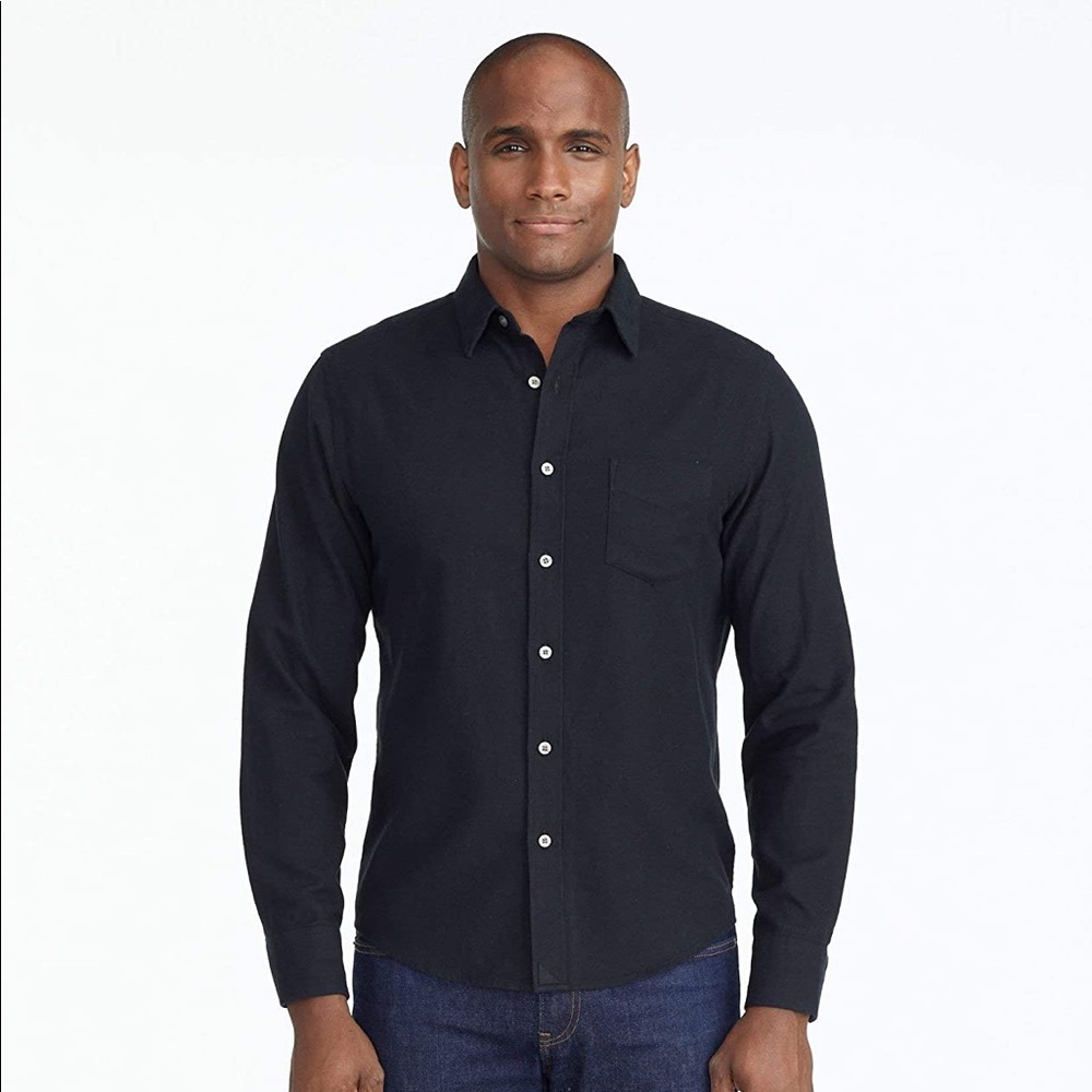 Sherwood UntuckIT flannel shirt, navy, brand new unopened